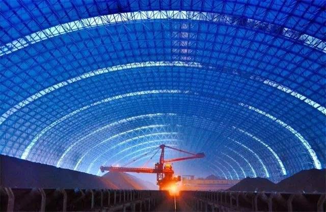 广丰县亿优钢构工程师为您解析原料场封闭技术的特点和类型